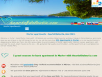 Frontpage screenshot for site: Murter-apartmani, Murter-info (http://www.heartofdalmatia.com)