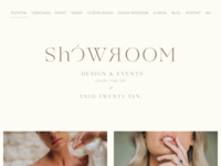 Frontpage screenshot for site: (http://showroom.hr/)