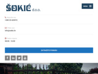 Frontpage screenshot for site: Šokić proizvodi od metala (http://www.sokic.hr)