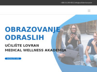 Frontpage screenshot for site: (http://akademija.wellness.hr)