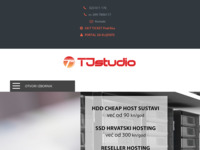 Frontpage screenshot for site: TJstudio Pag (http://tjstudio.info)