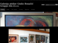 Frontpage screenshot for site: Gruppo blu d.o.o.  - Galerija atelier Giulio Bonačić (http://gruppoblu.weebly.com)