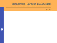 Frontpage screenshot for site: Ekonomska i upravna skola Osijek (http://ss-ekonomska-upravna-os.skole.hr/)