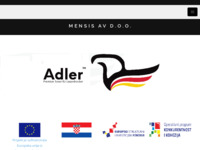 Frontpage screenshot for site: Mensis AV d.o.o. (http://www.mensis.hr)