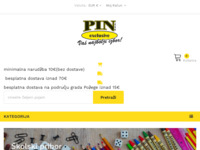 Frontpage screenshot for site: Pin exclusive d.o.o. - promidžbeni tisak (http://www.pinexclusive.com)