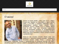 Frontpage screenshot for site: (http://www.damir-jelusic.info)