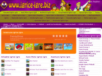 Frontpage screenshot for site: (http://igrice-igre.biz/)