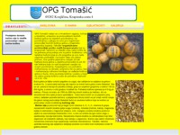Frontpage screenshot for site: Tomašić proizvodnja (http://www.tomasic-proizvodnja.hr)