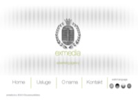 Slika naslovnice sjedišta: Exmedia - agencija za promidžbu (http://www.exmedia.hr)