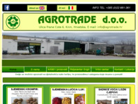 Frontpage screenshot for site: (http://www.agrotrade.hr)