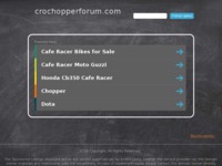 Frontpage screenshot for site: (http://www.crochopperforum.com)