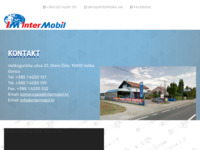 Frontpage screenshot for site: (http://www.intermobil.hr)
