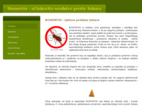 Slika naslovnice sjedišta: Bumortin - učinkovito sredstvo protiv žohara (http://bumortin.weebly.com/)