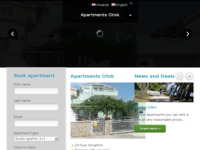 Frontpage screenshot for site: (http://www.apartmani-otok-hrvatska.com/)