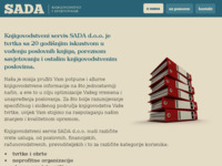Frontpage screenshot for site: (http://www.sada-knjigovodstvo.hr)