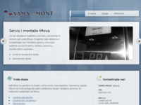 Frontpage screenshot for site: Servis liftova, montaža liftova i remont liftova — VAMA-MONT d.o.o. (http://www.vama-mont.com)