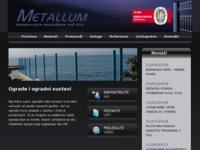 Frontpage screenshot for site: Metallum d.o.o. Pićan (http://www.metallum-zica.hr)