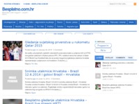 Frontpage screenshot for site: (http://besplatno.com.hr)