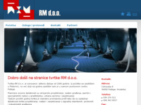 Frontpage screenshot for site: RM d.o.o. (http://www.rm-tepes.hr)