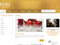Frontpage screenshot for site: (http://www.kristalsamobor.com)