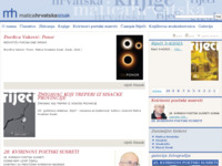Frontpage screenshot for site: (http://www.maticahrvatskasisak.hr)