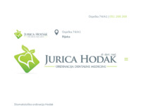 Frontpage screenshot for site: Stomatološka ordinacija Jurica Hodak dr. med. dent. Rijeka (http://www.juricahodak.hr)