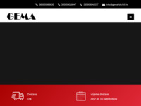 Frontpage screenshot for site: (http://gema-bicikli.hr/)