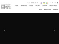 Frontpage screenshot for site: Hotel Baština Tisno (http://www.hoteltisno.hr)