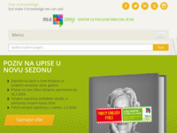 Frontpage screenshot for site: Moje znanje - tečajevi engleskog jezika (http://www.moje-znanje.com)