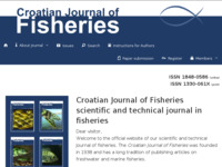 Frontpage screenshot for site: Ribarstvo (http://ribarstvo.agr.hr)