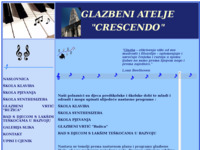 Frontpage screenshot for site: (http://www.crescendo-split.com.hr)