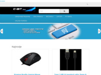 Frontpage screenshot for site: C-bit webshop (http://c-bit.hr/)