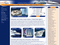 Frontpage screenshot for site: (http://www.croatia-charter-agent.com/)