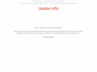 Frontpage screenshot for site: (http://www.izadar.info/)
