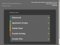 Frontpage screenshot for site: (http://dubrovnik-apartments-kucer.com/)