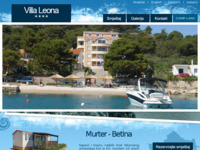 Frontpage screenshot for site: Betina apartmani (http://www.villa-leona.com/)