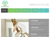 Frontpage screenshot for site: Eccoplan - ekološko grijanje i hlađenje proizvodima i tehnologijama obnovljive energije (http://www.eccoplan.hr)