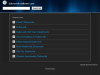 Frontpage screenshot for site: (http://www.dubrovnik-oldtown.com)