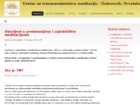 Frontpage screenshot for site: Centar za transcendentalnu meditaciju Dubrovnik, TM Centar Dubrovnik (http://www.tm-centar-dubrovnik.hr)