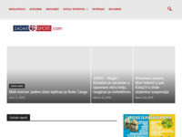Frontpage screenshot for site: Zadarski Sportski Portal (http://www.zadarsport.com)
