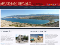 Frontpage screenshot for site: Apartmani Špavalo Pag - Apartmani Pag - otok Pag, Hrvatska (http://www.spavalopag.com/)