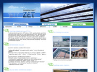 Frontpage screenshot for site: (http://www.gradnja-zet.hr)