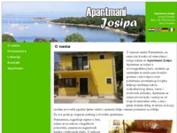 Frontpage screenshot for site: (http://www.apartmani-josipa.com)