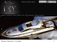 Frontpage screenshot for site: (http://www.dream-journey-yachting.com)