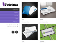 Frontpage screenshot for site: Impresionirajte na prvi kontakt, digitalni tisak vizitki - Vizitka.com.hr (http://www.vizitka.com.hr)