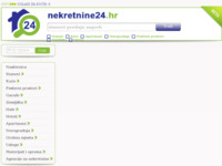 Frontpage screenshot for site: Nekretnine24.info - Internetski oglasnik za nekretnine (http://www.nekretnine24.info)