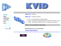 Frontpage screenshot for site: KVID - TELPRO (http://www.kvid.hr)