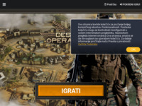 Frontpage screenshot for site: Desert Operations (http://www.desert-operations.com.hr)