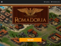 Frontpage screenshot for site: (http://www.romadoria.com.hr)