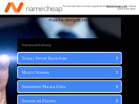 Frontpage screenshot for site: Mustra designs portfolio (http://www.mustra-designs.com)